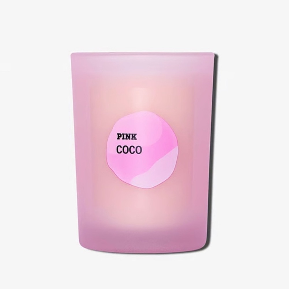 Victoria’s Secret PINK COCO Glass Candle GORGEOUS